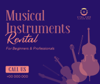 Music Instrument Rental Facebook Post