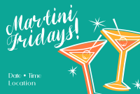 Martini Fridays Pinterest Cover Design