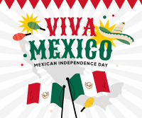 Mexican Independence Facebook Post Design