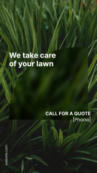 Lawn Care Service Facebook Story