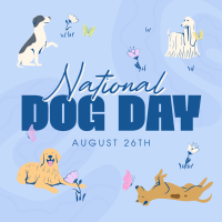 Cute Dog Day Instagram Post Design