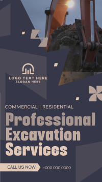 Professional Excavation Services Instagram Story