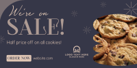 Baked Cookie Sale Twitter Post