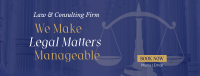 Making Legal Matters Manageable Facebook Cover