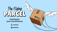 Flying Parcel Facebook Event Cover