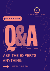 Live Q&A Poster