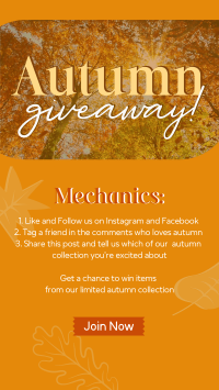 Autumn Leaves Giveaway Video