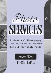 Photography Services Minimal Flyer Design