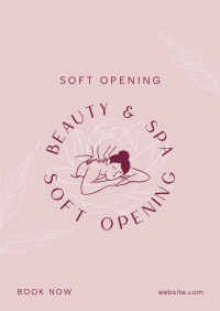 Spa Soft Opening  Poster