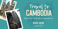 Travel to Cambodia Twitter Post