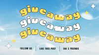 Quirky Giveaway Promo Facebook Event Cover