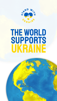 The World Supports Ukraine Facebook Story