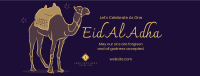 Eid Al Adha Camel Facebook Cover