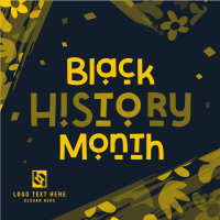 Black Culture Month Linkedin Post Design