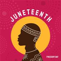 Beautiful Juneteenth Man Instagram Post