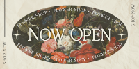 Flower Shop Open Now Twitter Post