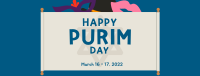 Happy Purim Facebook Cover Image Preview