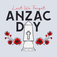 Remembering Anzac Day Linkedin Post Design