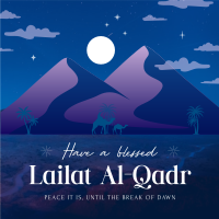 Blessed Lailat al-Qadr Instagram Post