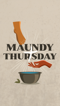 Maundy Thursday Cleansing Facebook Story