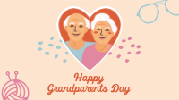 Heart Grandparents Greeting  Facebook Event Cover