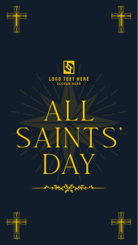 Solemn Saints' Day Whatsapp Story Image Preview