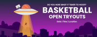 Basketball UFO Facebook Cover