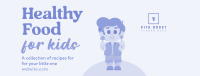 Healthy Recipes for Kids Facebook Cover Image Preview