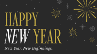 Classic New Year Greeting Animation