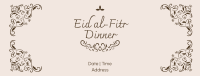 Fancy Eid Dinner  Facebook Cover