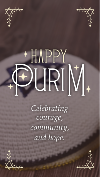 Celebrating Purim Facebook Story
