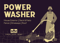 Power Washing Service Postcard example 2