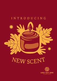 New Candle Scent Poster