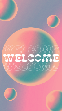 Modern Futuristicv Welcome Instagram Reel Design