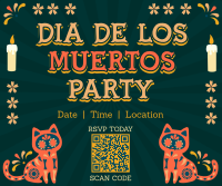 Muerto Cat Party Facebook Post