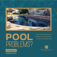 Pool Problems Maintenance Instagram Post