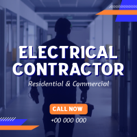 Fast Reliable Electrical Service Instagram Post Design