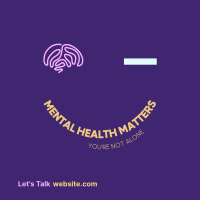 Mental Health Matters Instagram Post