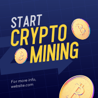 Crypto Mining Secrets Instagram Post