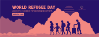 Refugee Day Awareness Facebook Cover Design