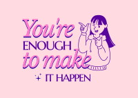 Make it Happen Postcard