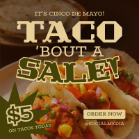 Cinco De Mayo Taco Instagram Post Image Preview