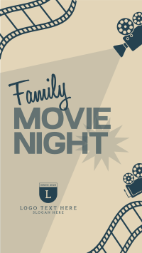 Family Movie Night Facebook Story