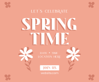 Springtime Celebration Facebook Post Design