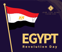 Egypt Flag Brush Facebook Post