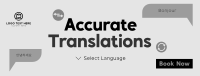 Modern Translation Service Facebook Cover