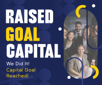 Corporate Capital Goal Achieved Facebook Post