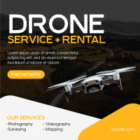 Drone Service Instagram Post Image Preview