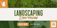 Landscape Garden Service Twitter Post