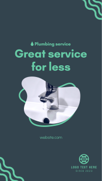 Great Plumbing Service Facebook Story